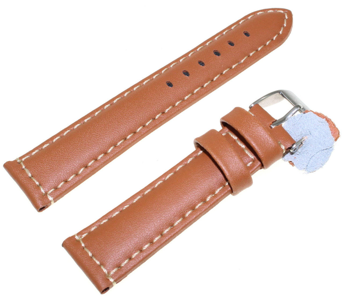 Sk��rzany pasek do zegarka 20 mm Diloy P354.20.3