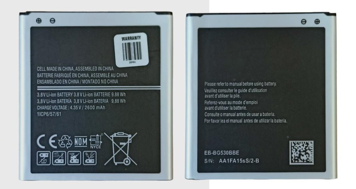Bateria eb-bg531bbe / eb-bg530bbe