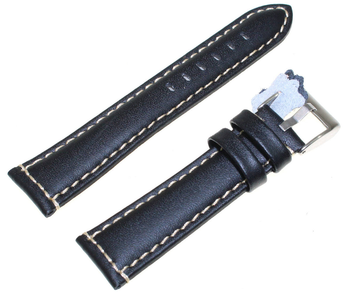 Sk��rzany pasek do zegarka 20 mm Diloy P354.20.1