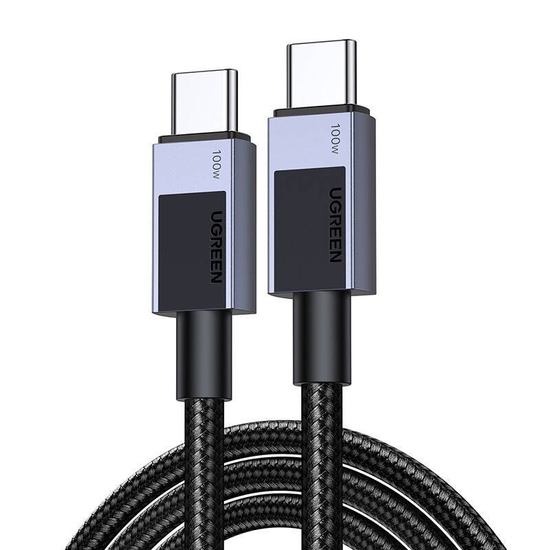 Kabel ��aduj��cy Ugreen USB-C to USB-C PD L512 (szary) 0,5m