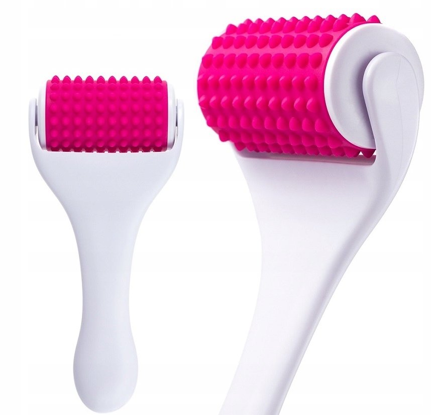 Masa��Er Roller Do Twarzy Cia��A Silikonowy Du��Y