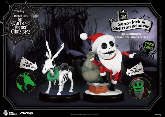 Zestaw 2 figurek Miasteczko Halloween Mini Egg Attack - Santa Jack & Skeleton Reindeer