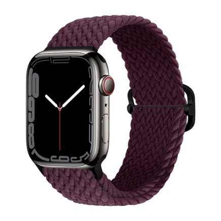 Opaska pasek bransoletka NYLON LOOP APPLE Watch 1/2/3/4/5/6/7/8/9/10/SE 38/40/41/42mm bordowa