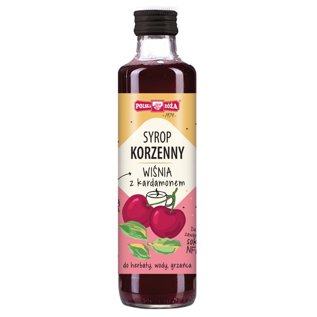 Polska R����a Syrop Wi��nia Z Kardamonem 250Ml Do Rozcie��czania Z Herbat�� Wod��