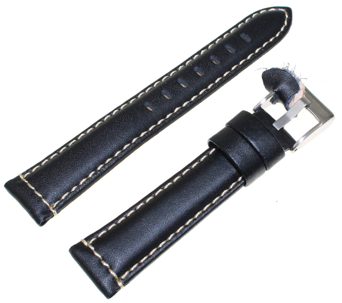 Sk��rzany pasek do zegarka 18 mm Diloy P354.18.1