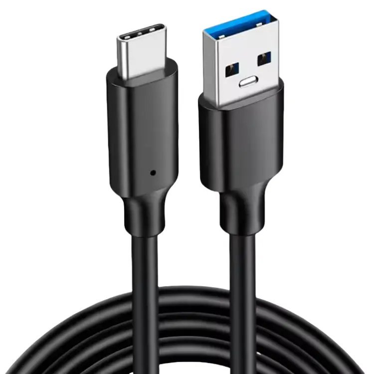 Kabel Bestphone USB-A 3.2 / USB-C 3.2 60W 3A 1m 10Gbps - czarny