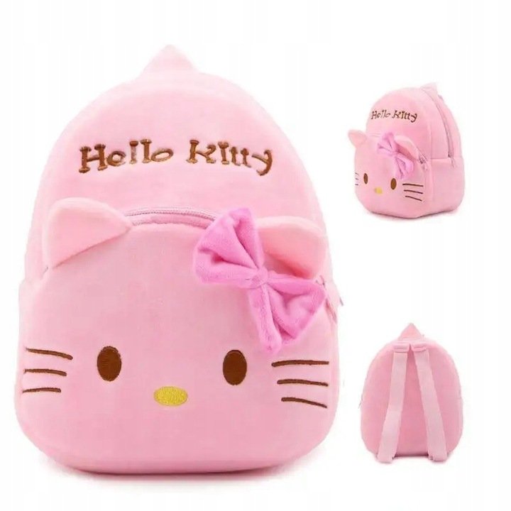 PLECAK DO PRZEDSZKOLA ����OBKA PLUSZOWY HELLO KITTY
