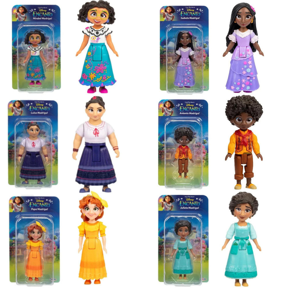 Jackks Pacific Disney Encanto Zestaw Mini Lalek Luisa + Pepa+ Isabela + Mirabel + Antonio + Julieta