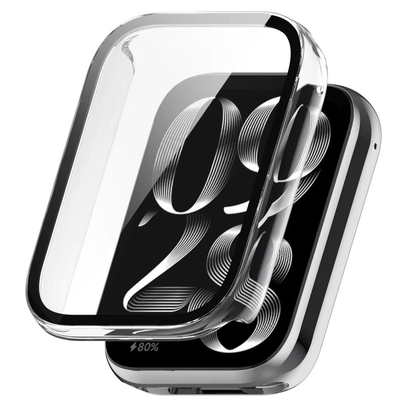 Etui + Szkło 2W1 do Xiaomi Mi Band 9 PRO przezroczyste