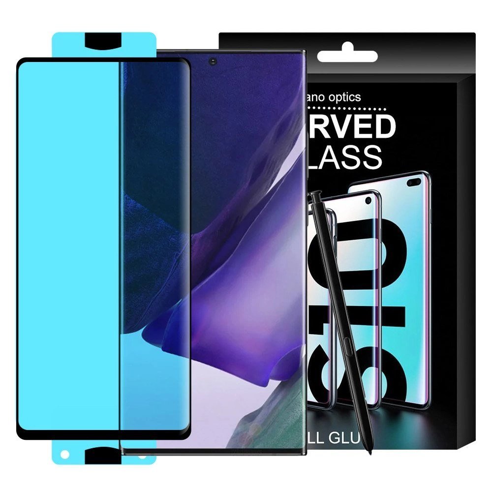 3D Edge Nano Flexi Glass folia szklana Szkło hartowane na cały ekran z ramką Samsung Galaxy S21+ 5G (S21 Plus 5G) czarny