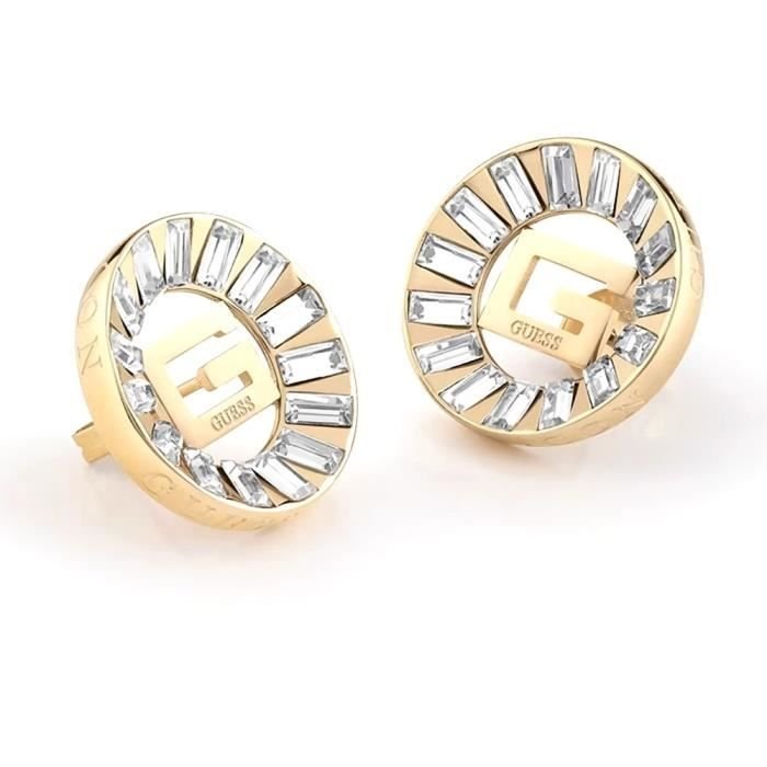 Kolczyki GUESS JUBE03014JWYGT-U Stalowe Kobiety Z��ote