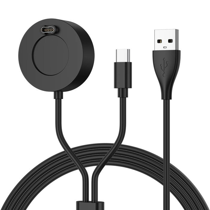 Stacja dokująca ładowarka kabel + kabel TYP-C do Garmin Fenix 5/5X/5S/5+/5X+/5S+/6/6PRO/6S/6S PRO/6X/6X PRO/7/7X/7S/8 (43mm)/8 (51mm)/ 8 (47mm)/Venu..