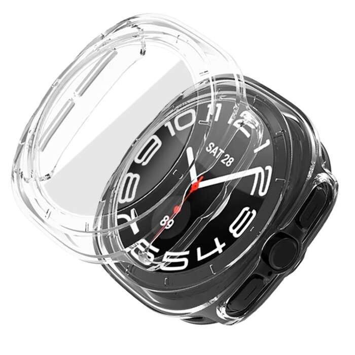 Etui + Szkło 2W1 do Samsung Galaxy Watch Ultra 47mm przezroczyste