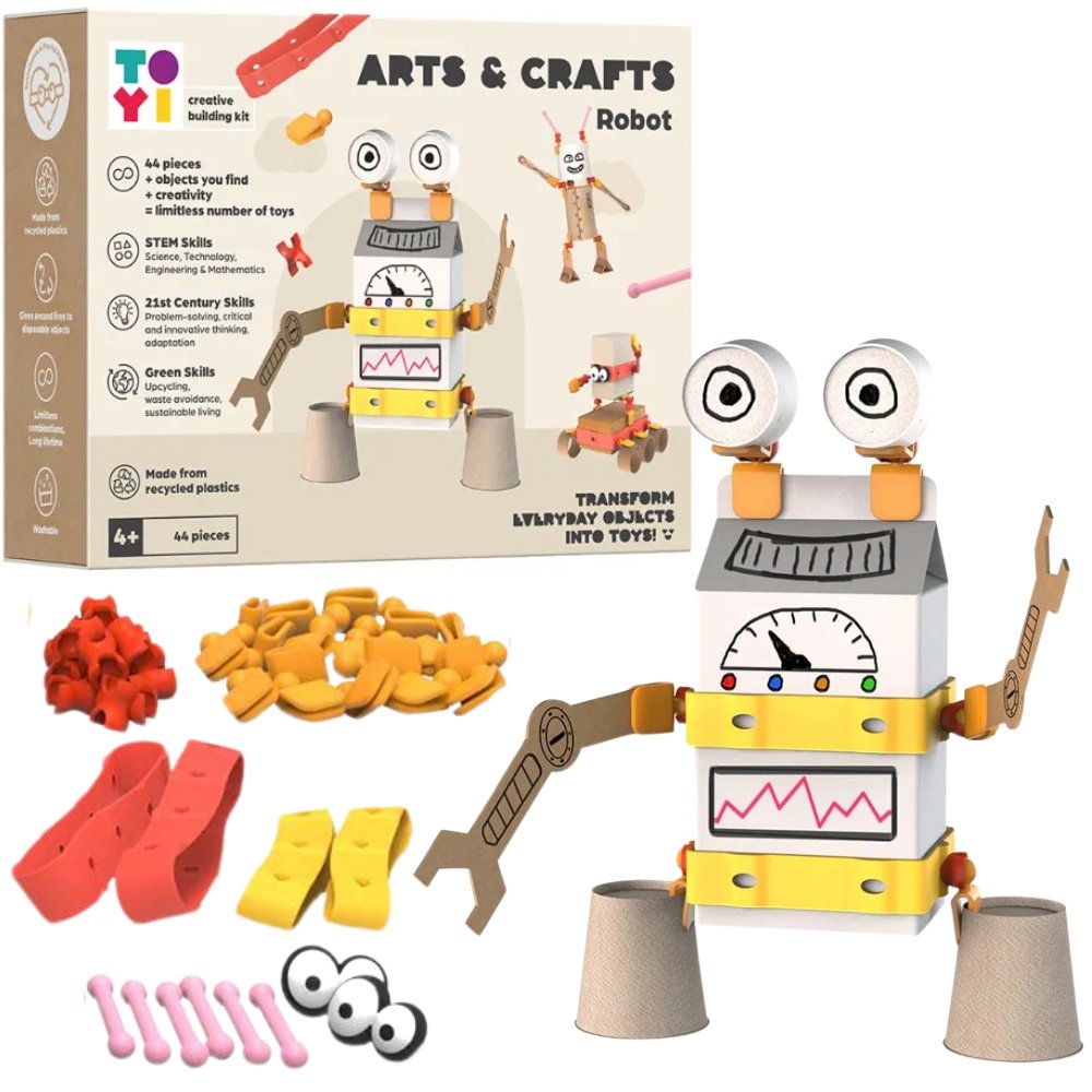 Zestaw konstrukcyjny zr��b to sam Toyi - Arts and Crafts Robot 44 elementy
