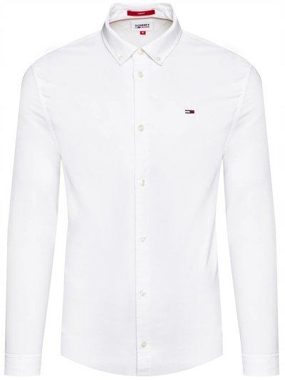 Tommy Hilfiger biała koszula męska Oxford, Rozmiar L