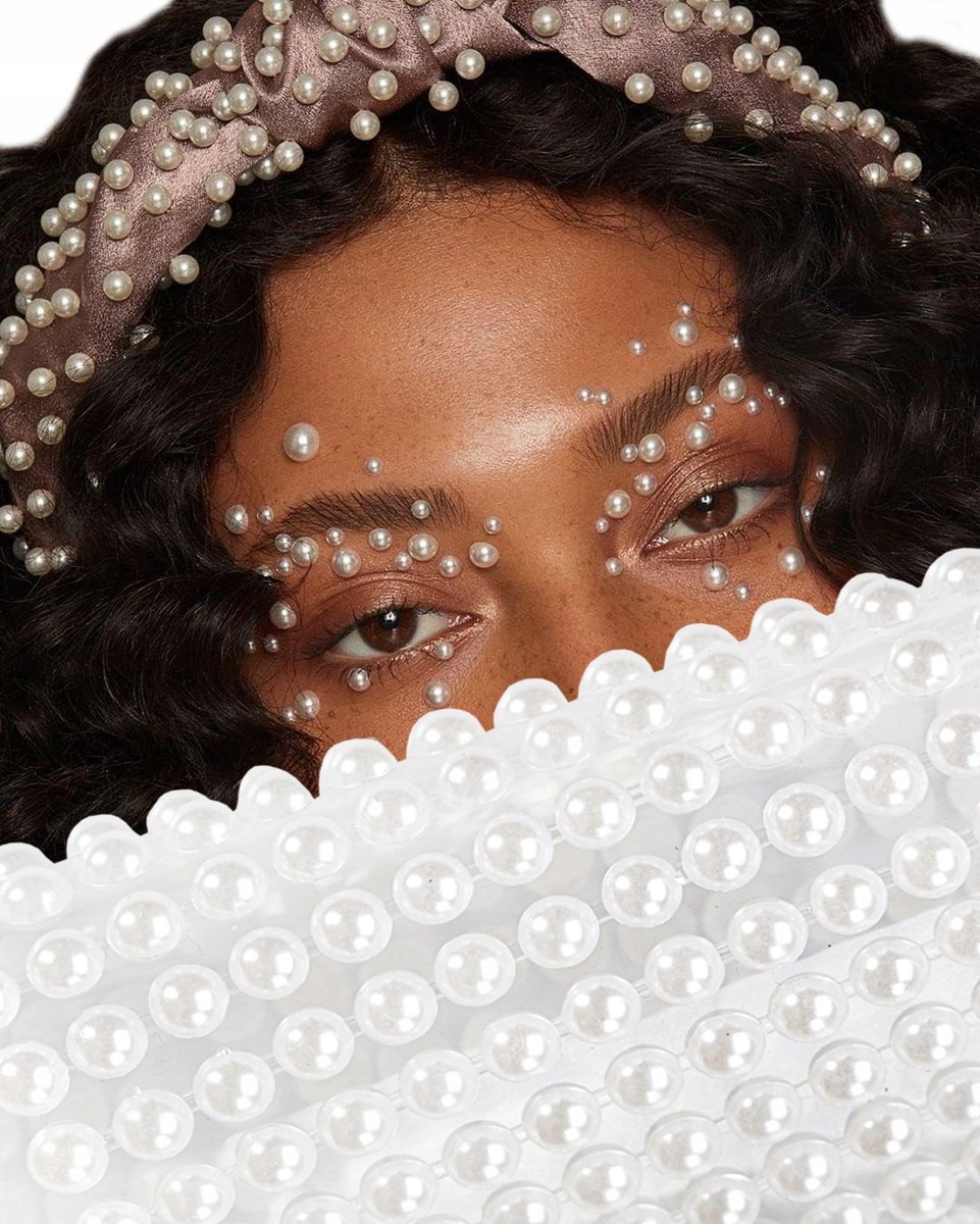 SAMOPRZYLEPNE PER��Y NAKLEJKI NA TWARZ ZESTAW 646 szt 5 mm