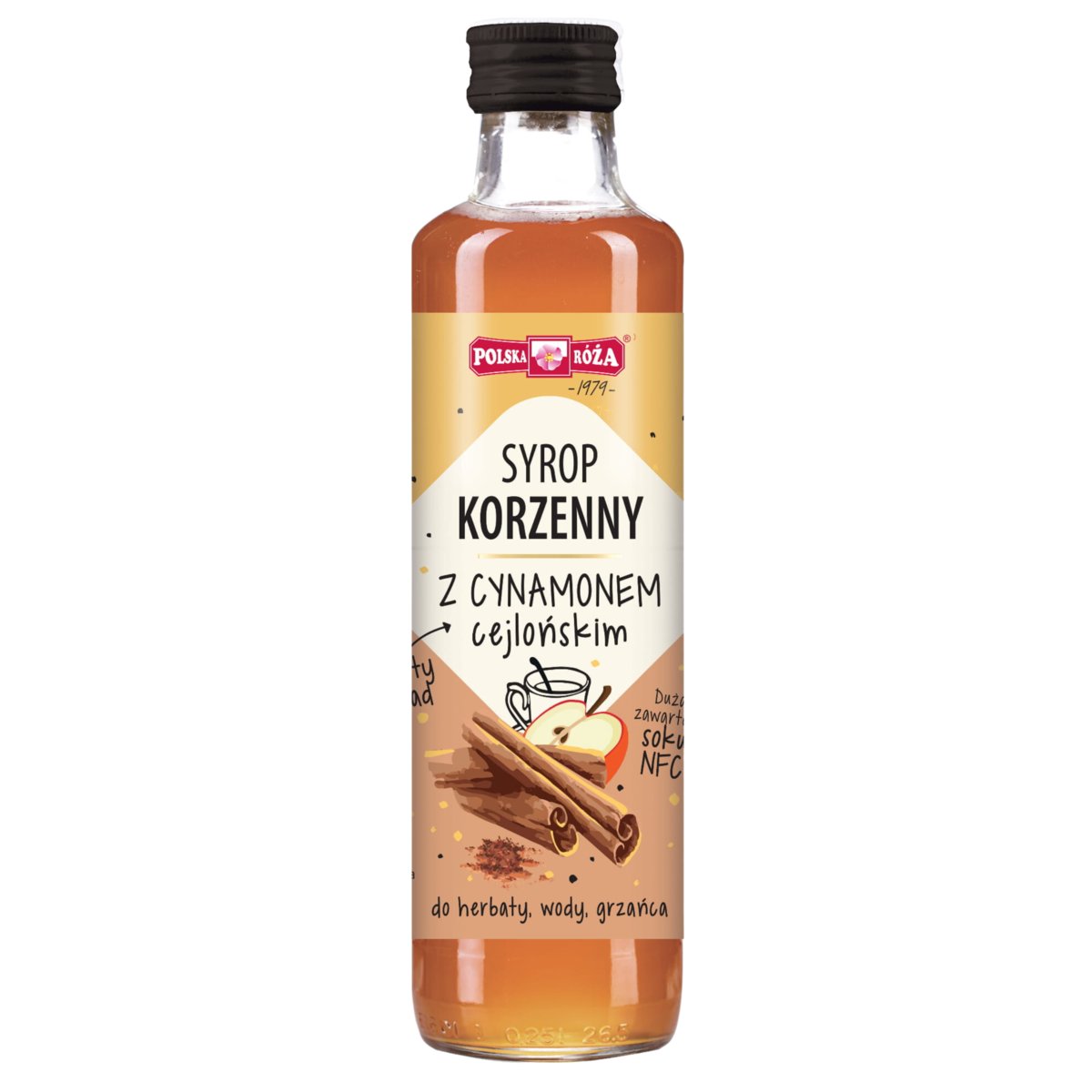 Polska R����a Syrop Korzenny Z Cynamonem Cejlo��ski 250Ml Do Herbaty I Wody
