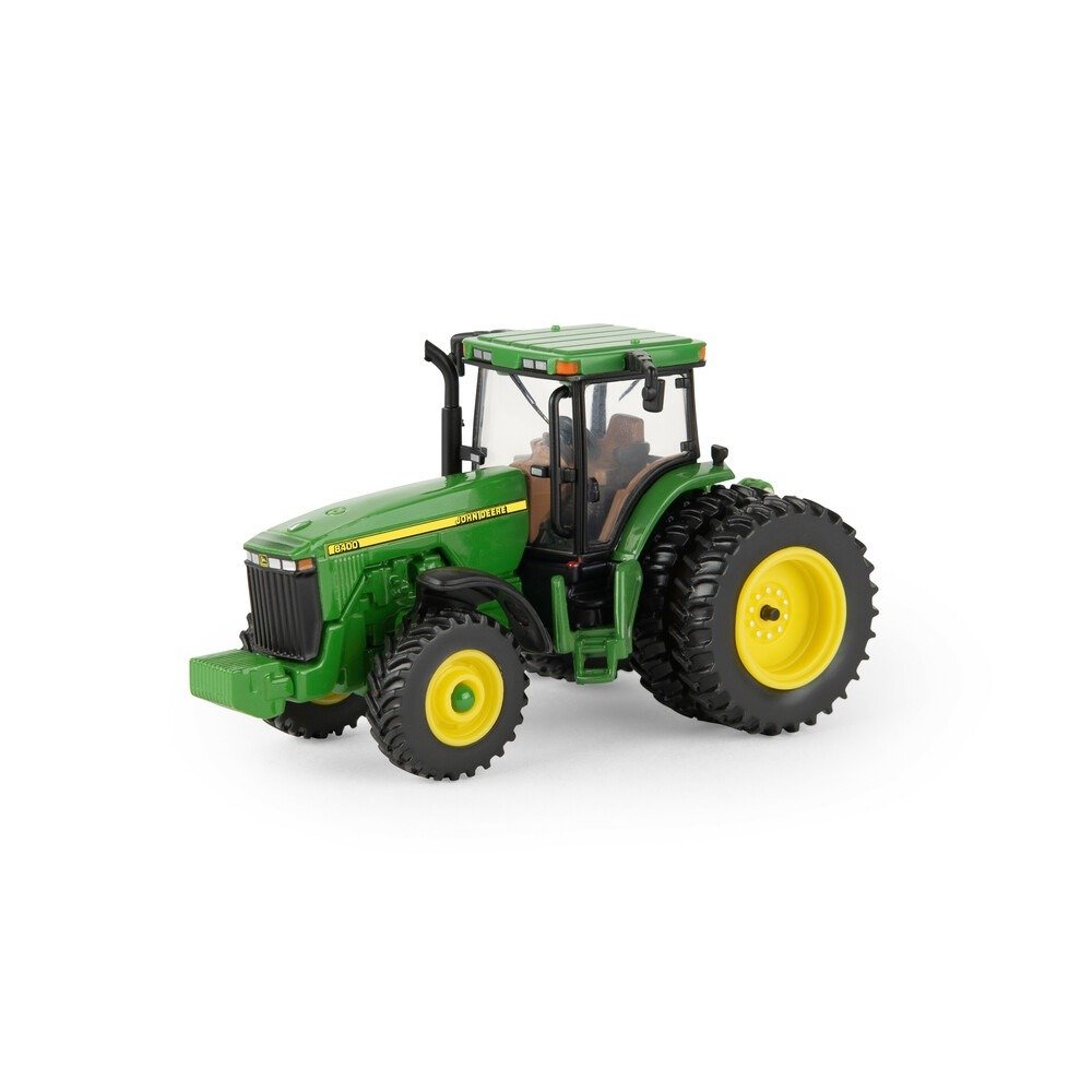 Metalowy traktor John Deere 8400 na bli��niakach Model ERTL 1:64