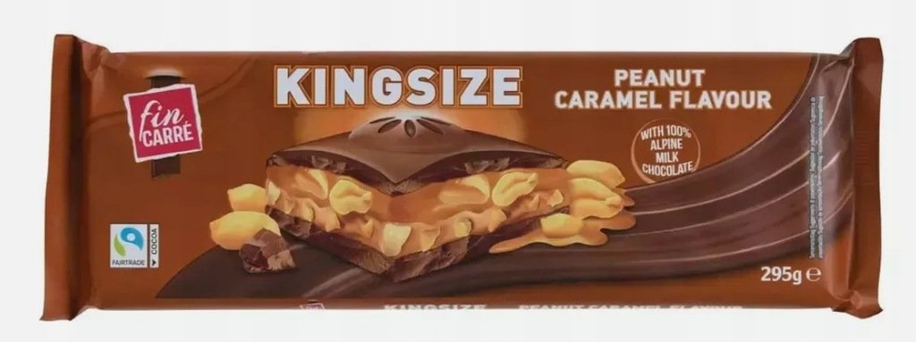 Czekolada Fin Care Czekolada Mleczna Orzechowo-Karmelowa 300g Niemiecka