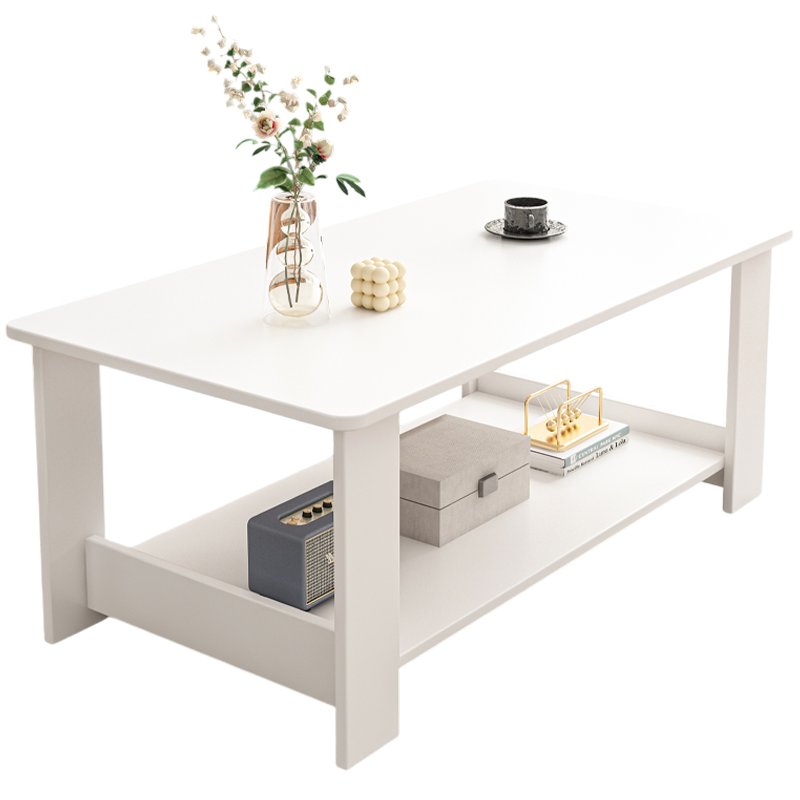 ��AWA STOLIK BIA��Y KAWOWY NOWOCZESNY Z P����K�� SALON POK��J LOFT DU��Y 100 CM