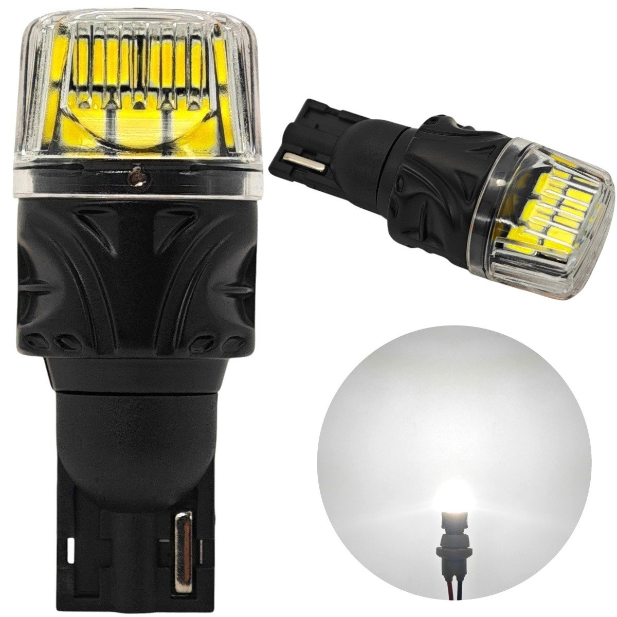 W16W LED T15 12V Canbus 1000lm Bia��y