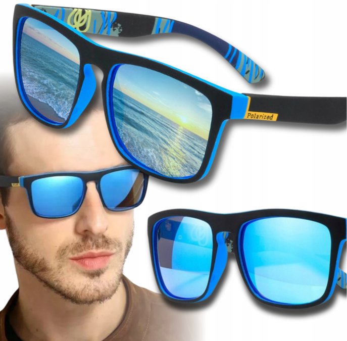 OKULARY PRZECIWS��ONECZNE POLARYZACJNE Z FILTREM UV400 LUSTRZANKI O4