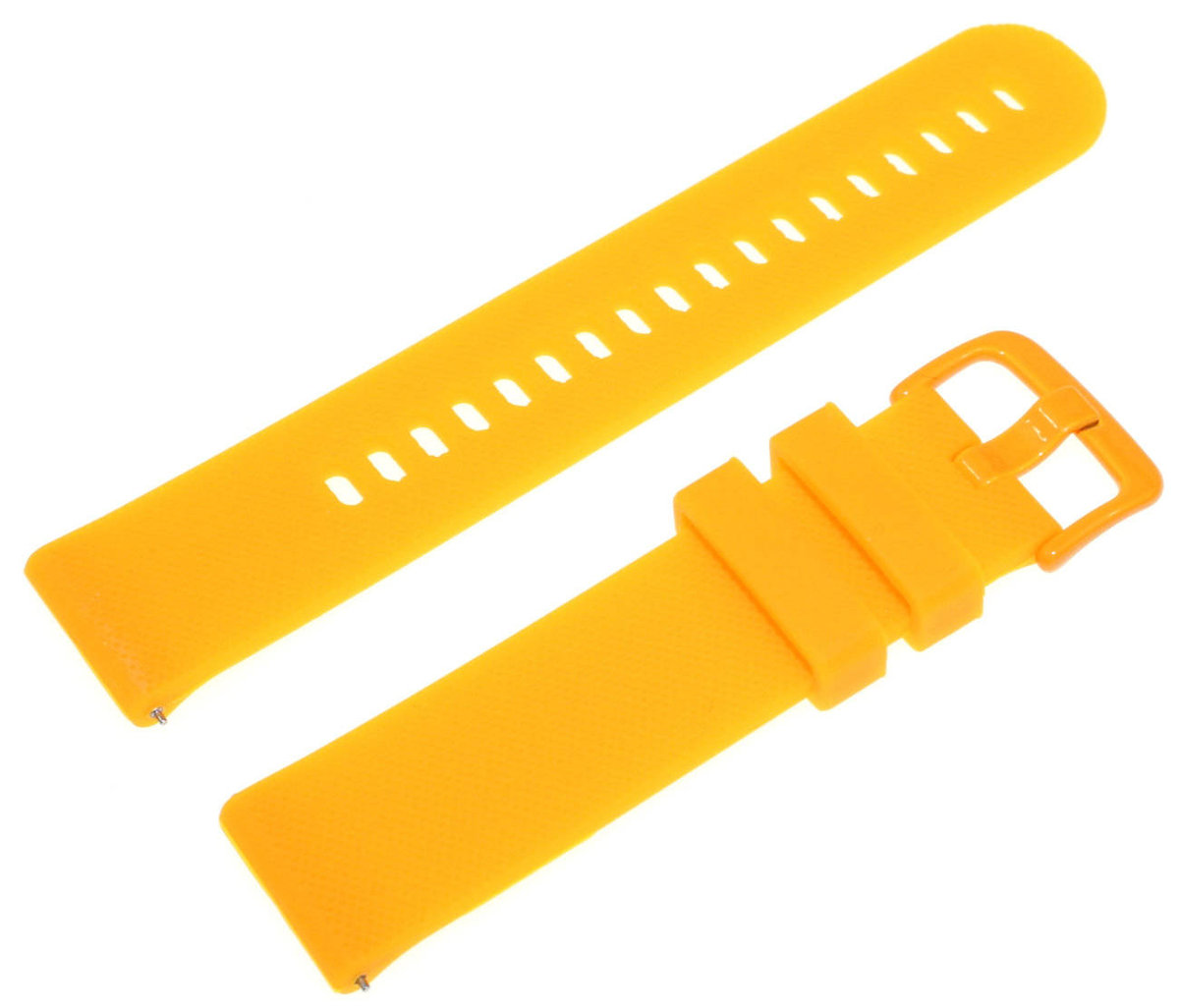 Silikonowy pasek do zegarka 20 mm Diloy SBR42.20.12 pomara��czowy