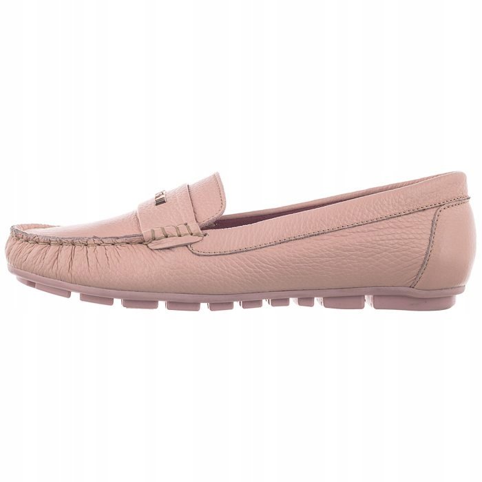 R����owe mokasyny p����buty damskie Carinii B4353_-O38 sk��ra r.40