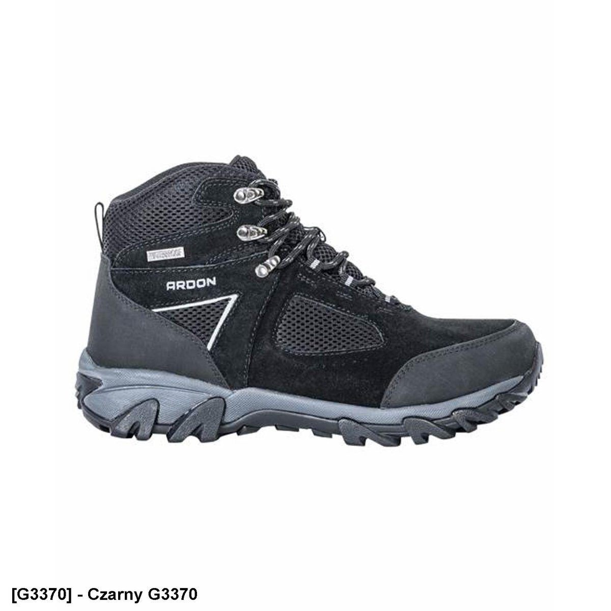 RAMBLER HIGH G33 - trzewik zamsz tkanina, wodoodporna membrana Hydroguard, gumowe wzmocnienie noska i pi��ty PU - 36-46. 43