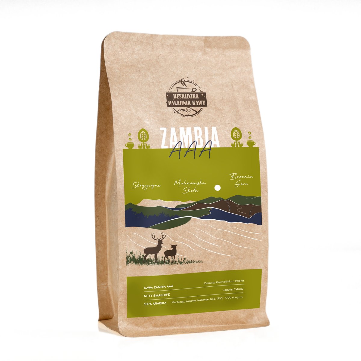 ��WIE��O PALONA KAWA MIELONA ZAMBIA AAA 250G 100% ARABICA SPECIALITY