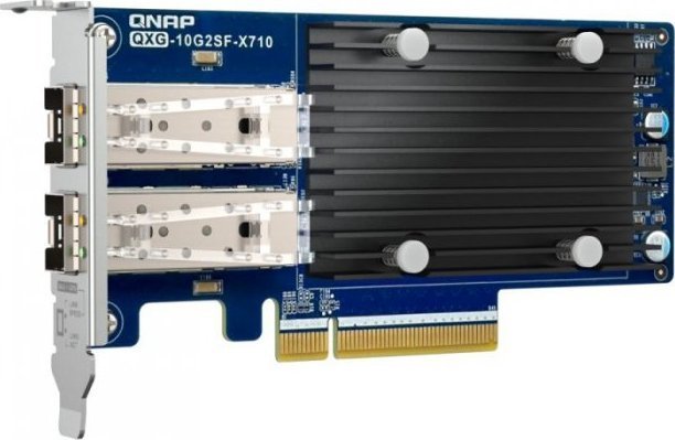 Karta sieciowa Qnap QNAP Dwuportowa sieciowa karta rozszerzeń QXG-10G2SF-X710 10GbE d-p SFP+ network expand card