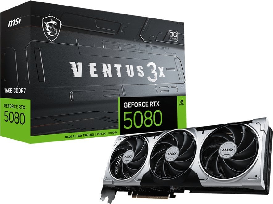 MSI GeForce RTX 5080 Ventus 3X OC 16GB GDDR7 DLSS4 V531-095R