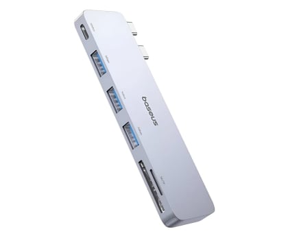 Baseus 6w1 UltraJoy 2xUSB-C - USB-C, 3xUSB, SD/TF