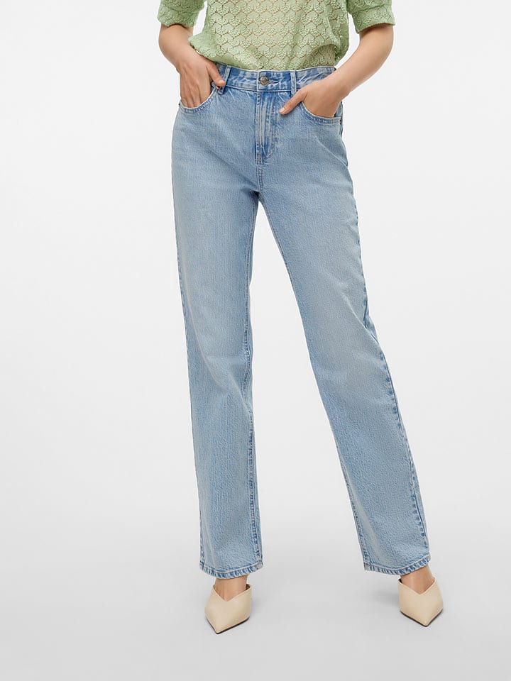 Vero Moda Dżinsy - Regular fit - w kolorze błękitnym