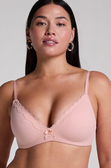 Hunkemöller Biustonosz usztywniany bez fiszbin Lola Różowy