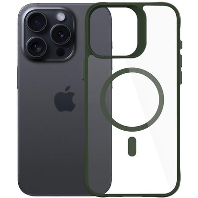 Etui 3MK Satin Guardx MagCase do Apple iPhone 16 Pro Max Przezroczysto-zielony