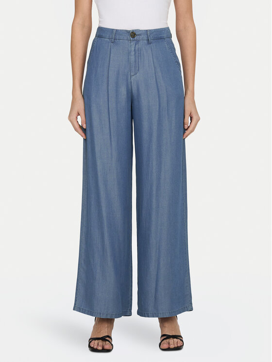 JDY Spodnie materiałowe Jasper 15283508 Niebieski Wide Leg