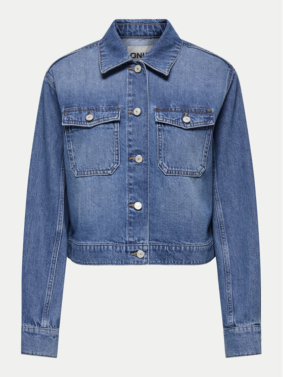 ONLY Kurtka jeansowa Lumi 15339977 Niebieski Regular Fit