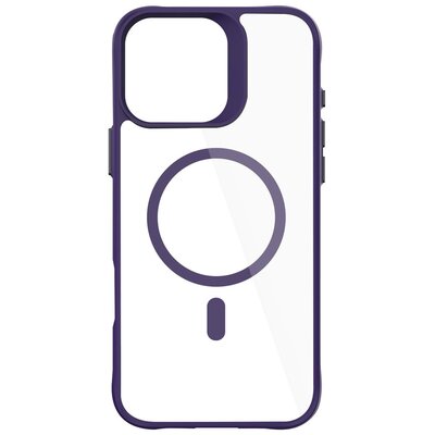 Etui 3MK Satin Guardx MagCase do Apple iPhone 16 Pro Max Przezroczysto-fioletowy