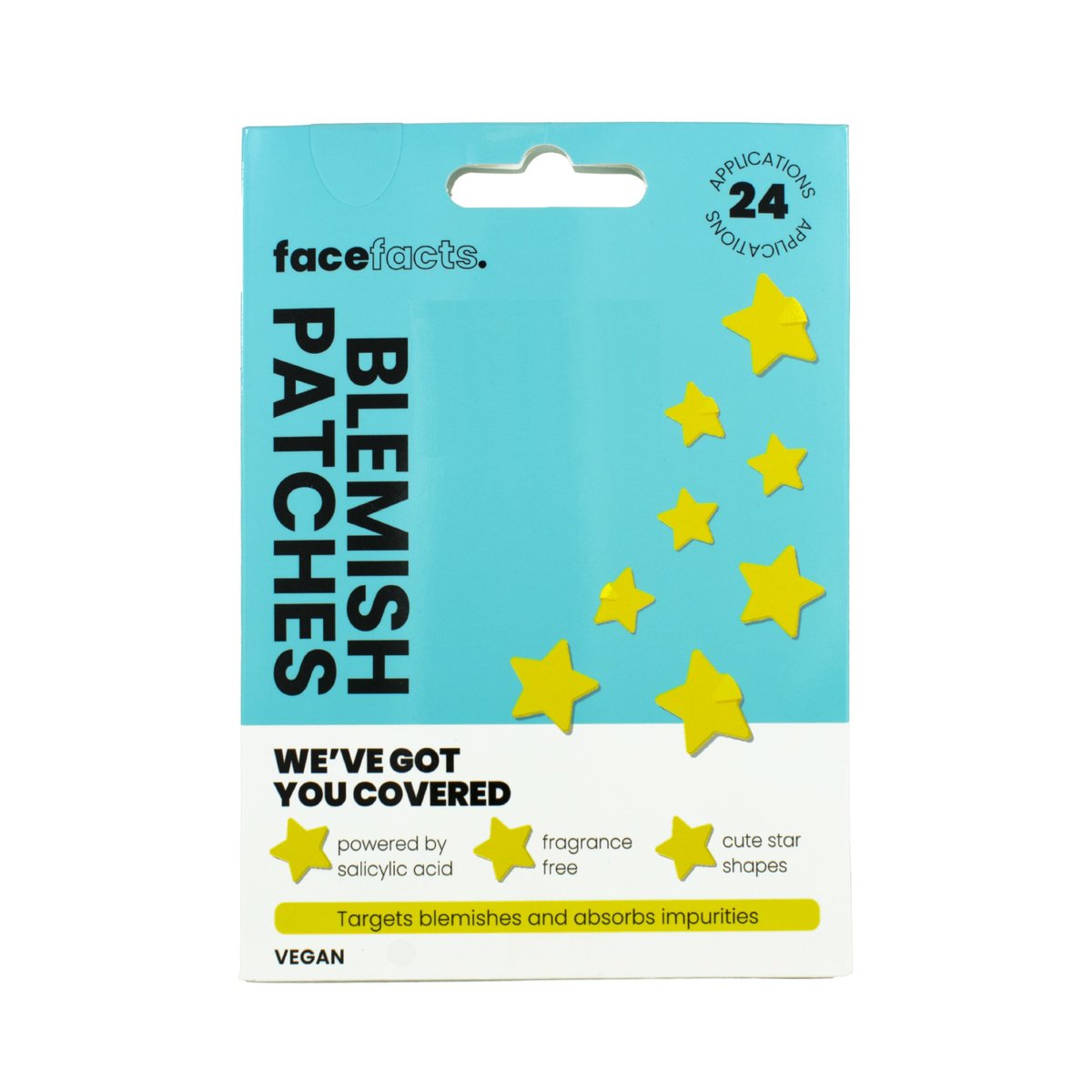 Face Facts Blemish Patches-Stars plas. n/wypryski