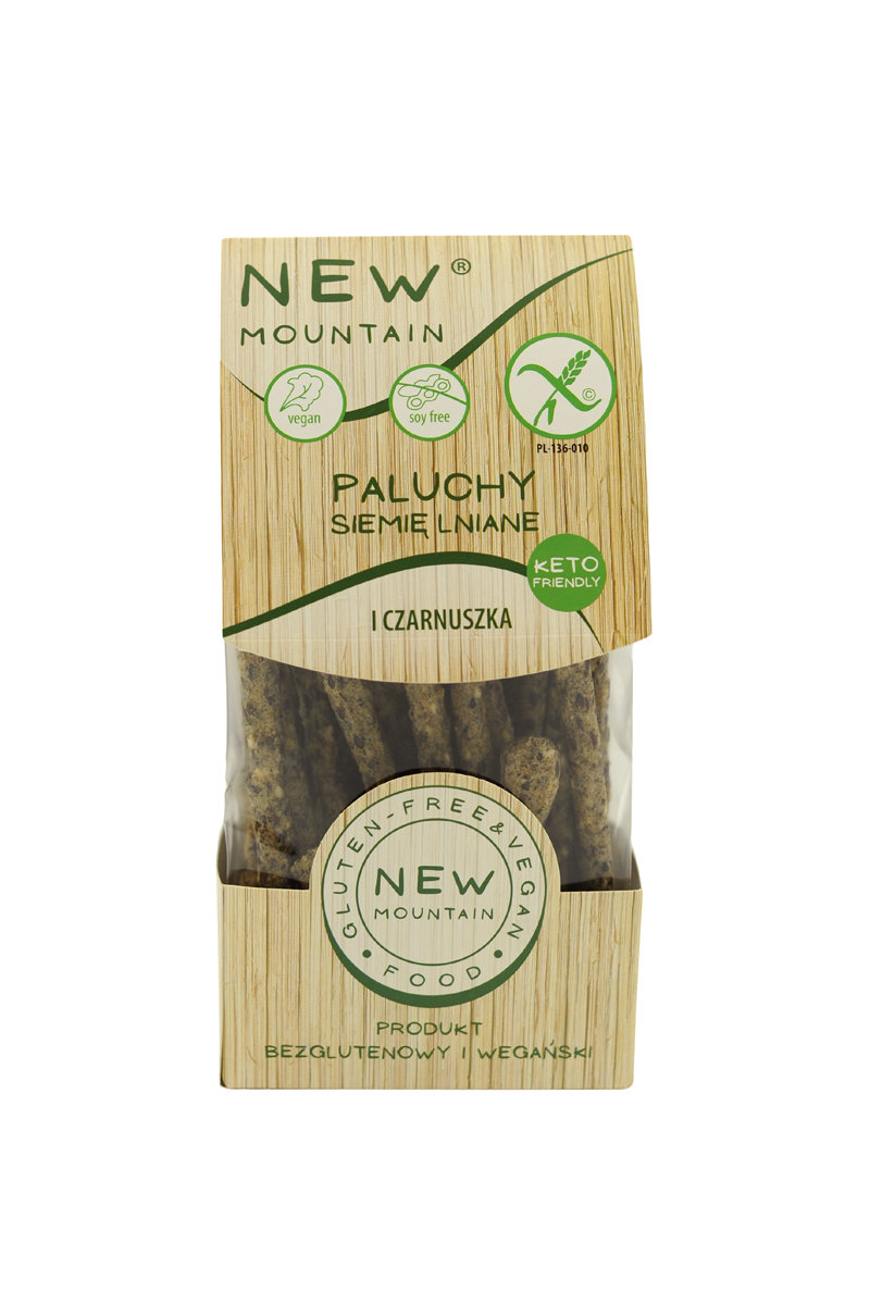 New Mountain Paluchy siemi�� lniane i czarnuszka 200g b/g