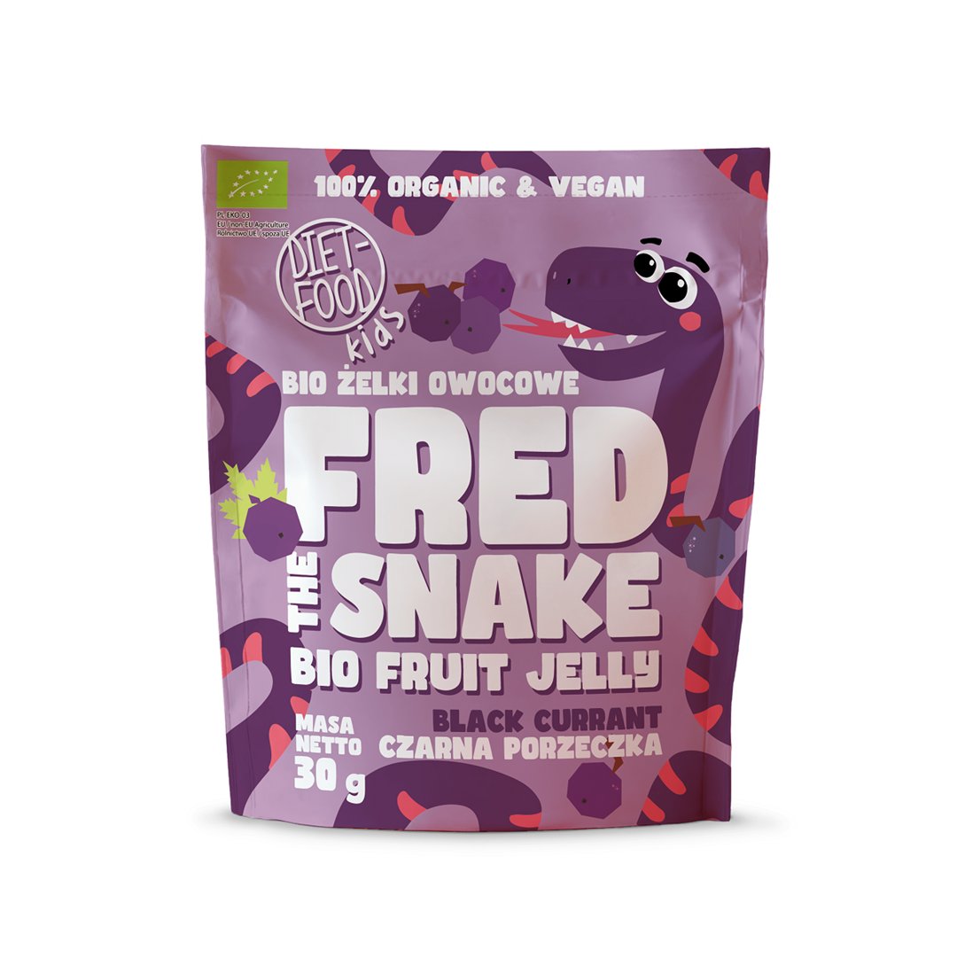 ��elki Czarna Porzeczka BIO 30 g - DIET-FOOD (fred THE Snake)