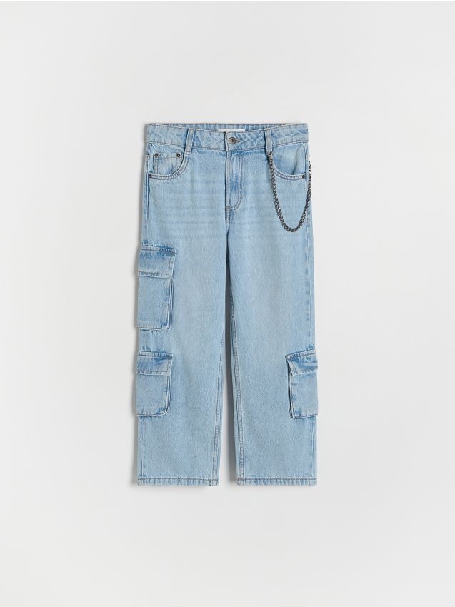 Reserved - Jeansy relaxed fit - niebieski