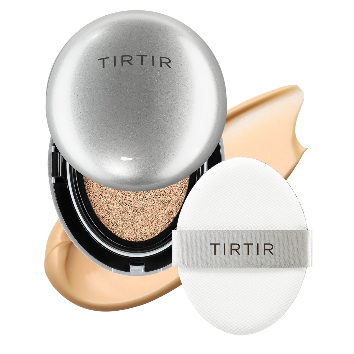 Tirtir Mask Fit Aura Cushion Mini Rozświetlający podkład w poduszce, 24N Latte