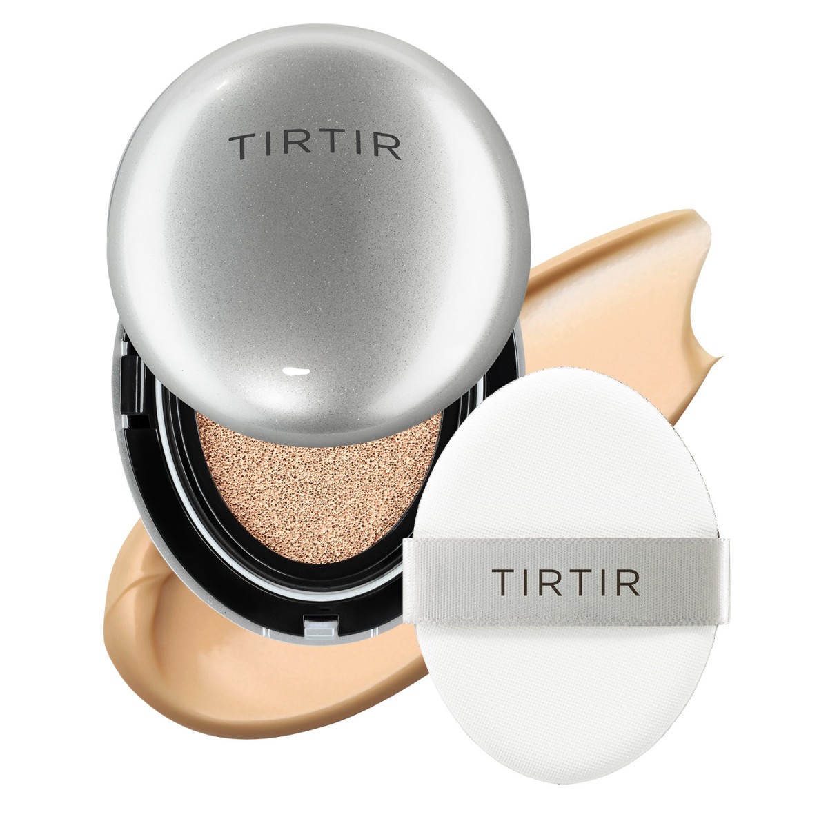 Tirtir Mask Fit Aura Cushion Mini Rozświetlający podkład w poduszce, 25N Mocha