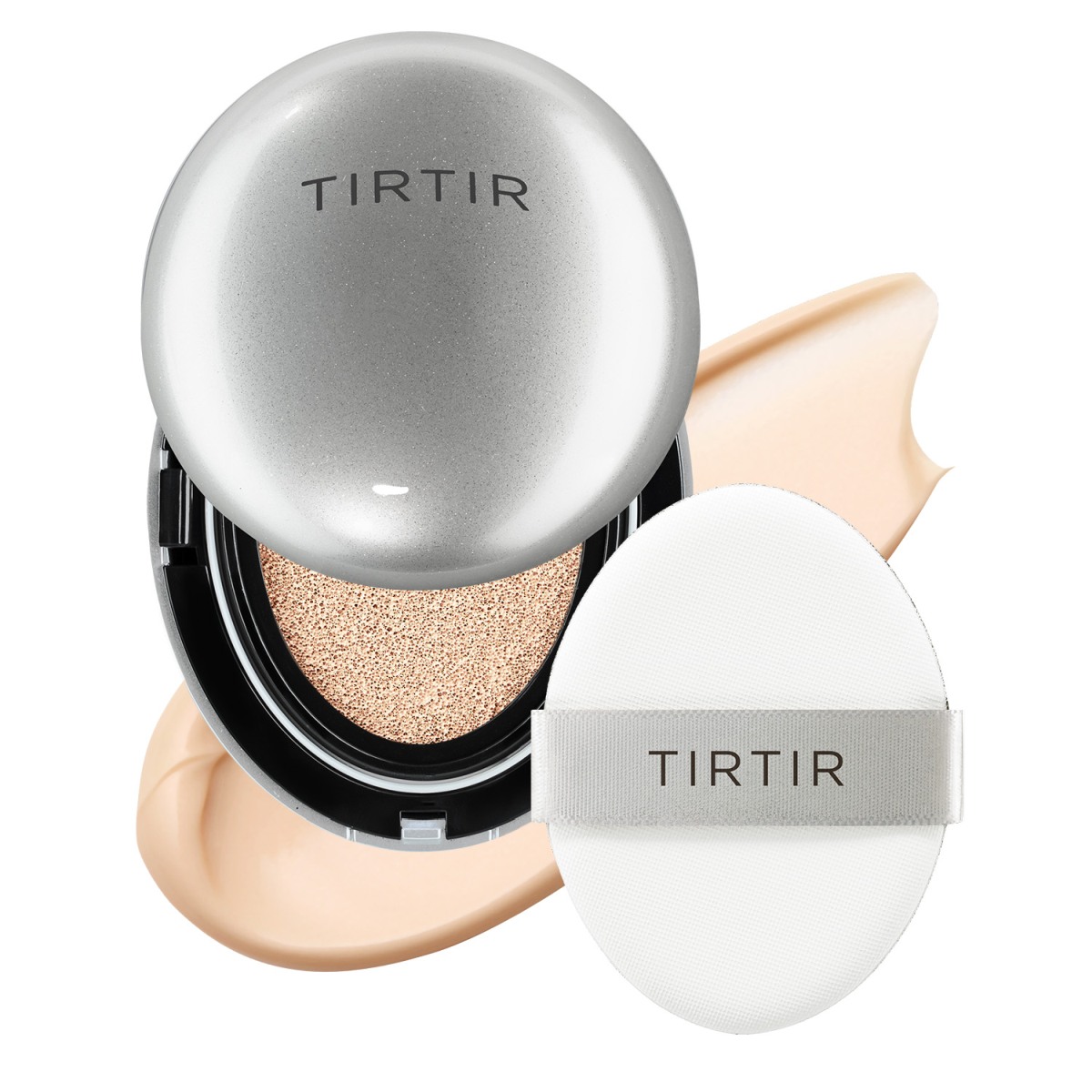 Tirtir Mask Fit Aura Cushion Mini Rozświetlający podkład w poduszce, 17C Porcelain