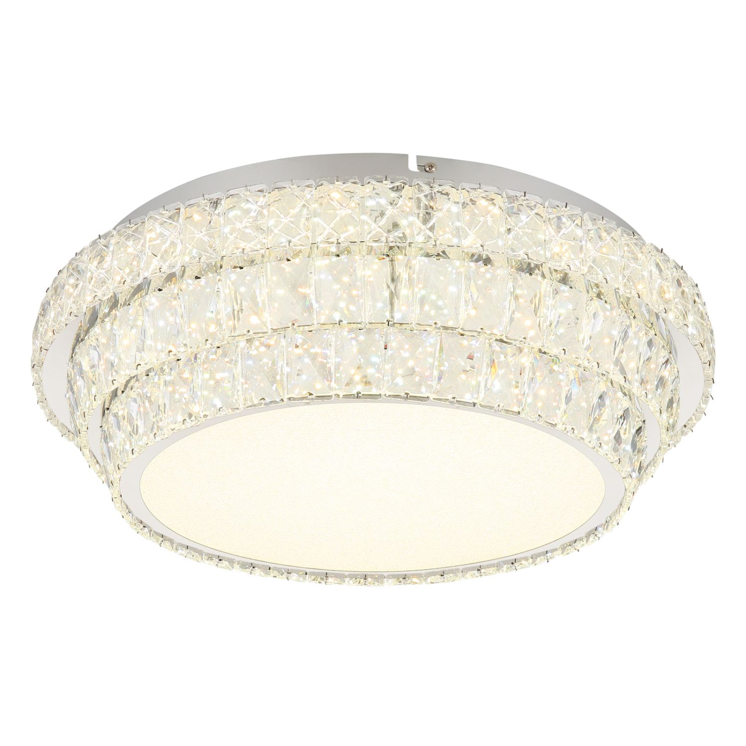 Lampa sufitowa kryształowa CCT LED 48W KLARA 68157-48 Globo