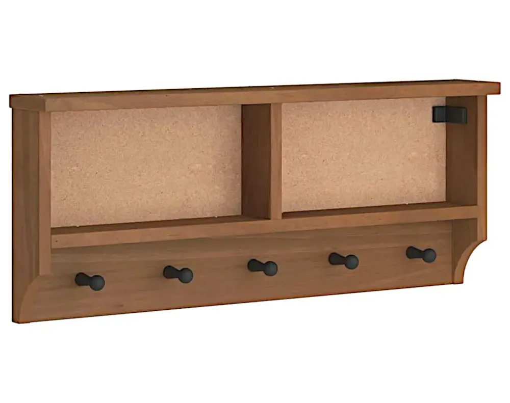 Duży wieszak ścienny drewno orzechowe C7-F31