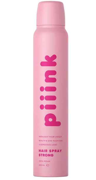 Piiink Beauty, Hairspray Strong, mocny lakier do włosów, 200ml
