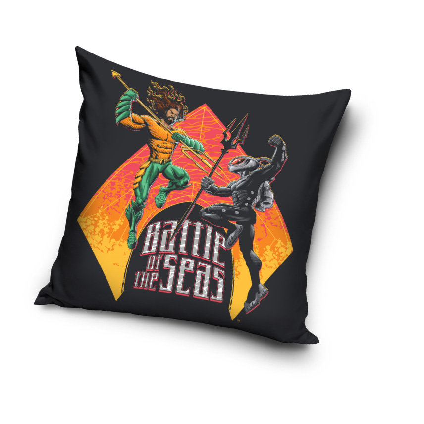 Poszewka welwetowa na poduszk�� Aquaman 40 x 40 cm